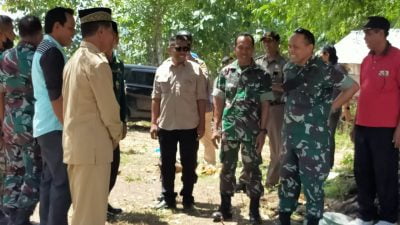 Dandim 1608/Bima Cek Kesiapan Pembangunan Pompa Hidran di Donggo