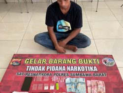 Sempat Kabur Pengedar Narkoba di Taliwang Berkat Kesigapan Team opsnal Narkoba Dapat Ditangkap