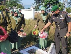 Kodim 1608/Bima Gelar Upacara Ziarah Taman Makam Pahlawan