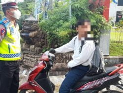 Sayang Anak, Larang Berkendara” Pesan Humanis Sat Lantas Polres Bima Kota