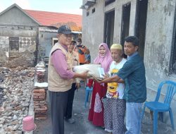 Peduli, Baznas Kota Bima Berikan Bantuan Korban kebakaran di Tanjung