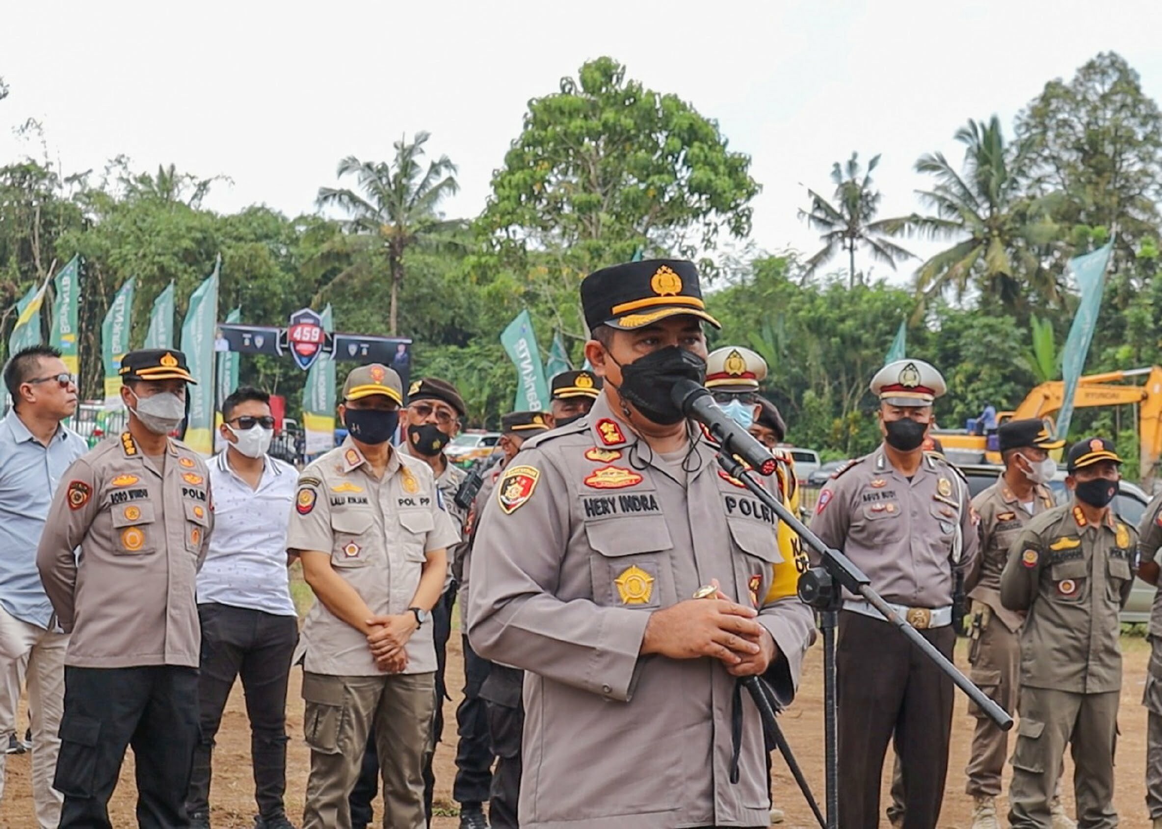 Polres Loteng siap Amankan Lebaran Topat dan Lounching Sirkuit Motor Cross 459 Lantan