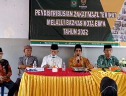 Tahun 2022, Baznas Kota Bima Distribusikan Zakat Maal Pada Fakir Miskin