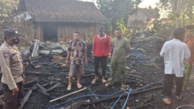 Rumah 9 Tiang Hangus Terbakar, Kakek Berusia 60 Tahun Meninggal Dunia