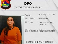 Terlibat Penggelapan Uang, Wanita Cantik Asal Sumbawa Ditetapkan Sebagai DPO Polda NTB