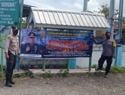 Polsek Pekat Polres Dompu Sosialisasi Stop Bakar Hutan dan Lahan