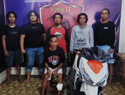 Pelaku Curanmor Berhasil Ditangkap Tim Puma 2 Setelah Beraksi di Lingkungan Gindi Kota Bima