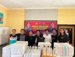 Tim Cobra Alpha Polres Bima Kota Amankan 480 Botol Arak Bali