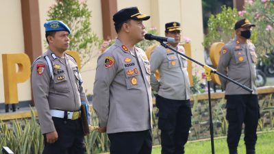 Pimpin Apel Pagi, Kapolres Bima Kota: Anggota Terlibat Narkoba Akan Kami Pecat