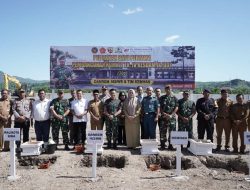 Kementerian Pertahanan Bangun Rumah Sakit Angkatan Darat di Kota Bima, Wali Kota Bima Letakkan Batu