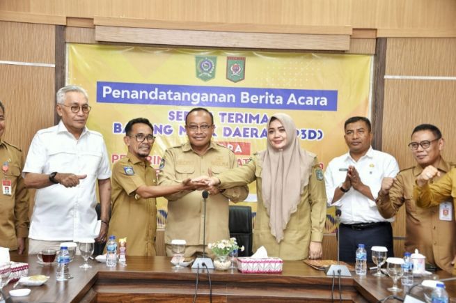 Pemprov NTB Fasilitasi Penyerahan Aset Pemkab Bima ke Pemkot Bima