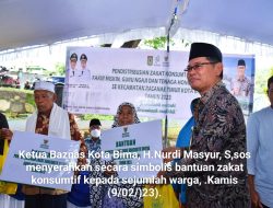 Baznas Kota Bima Kembali Distribusikan 325 Paket Bantuan Konsumtif 