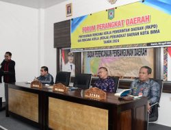 Wali Kota Bima dan Wakil Wali Kota Bima Pimpin Rakor Persiapan Festival Rimpu 2023 dan RKPD 2024