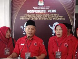 DPC PDIP Lotim Resmi Daftarkan Bacaleg ke KPU, Syukro: Kader Kami Solid dan Siap Ulangi Sejarah