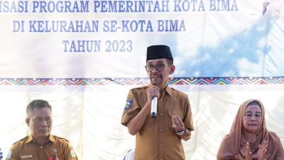 Sosialisasi Program Pemerintah, Wali Kota Bima Muhammad Lutfi Sebut Sotora PAD dari Pantai Lawata Naik, Nyaris Mencapai Rp.1 Miliar