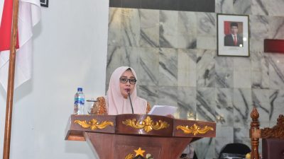 Rapat Paripurna Ke-5 DPRD Kabupaten Bima, Bupati Bima Indah Dharmayanti Putri Sampaikan KUA- PPAS 2024