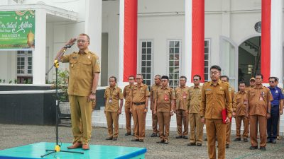 Pimpin Apel, Wakil Wali Kota Bima Menyampaikan Permohonan Maaf