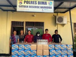 Polisi Gagalkan Penyeludupan 2880 Botol Miras Jenis Arak dari Denpasar Bali, Sopir Truk dan Barang Bukti Diamankan