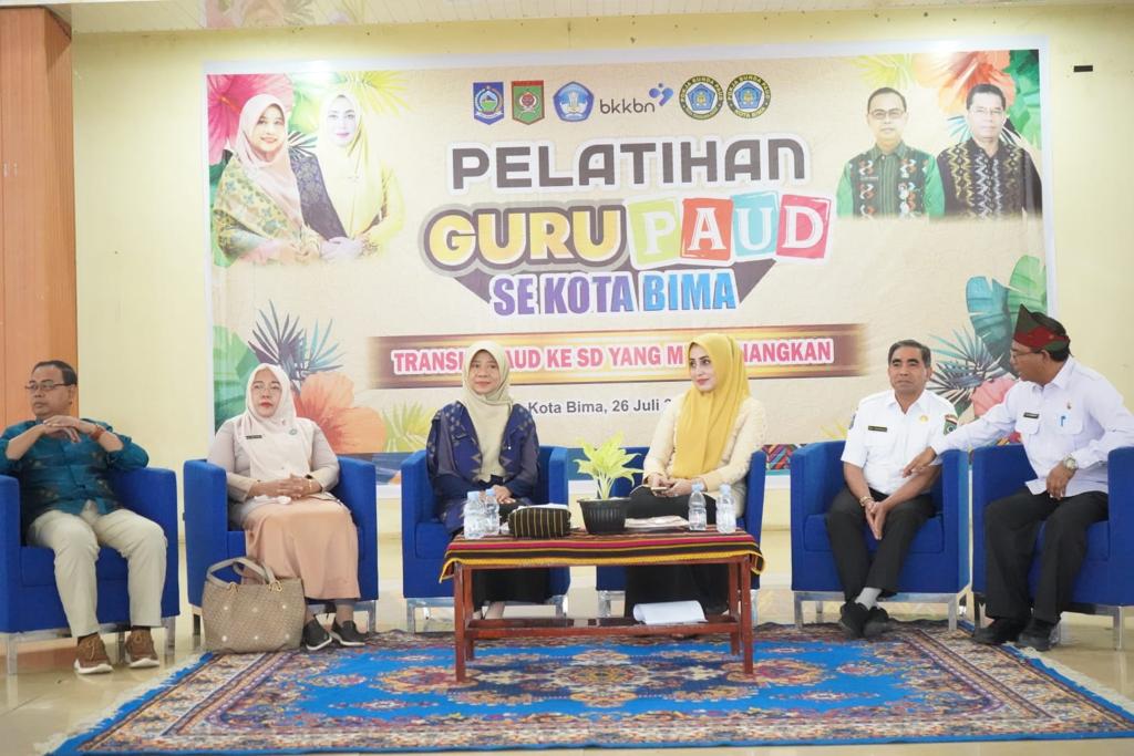 Plh Sekda Buka Pelatihan Guru PAUD se-Kota Bima