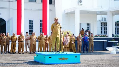 Saat Pimpin Apel Gabungan, Pj. Wali Kota Bima Terus Menyuarakan Kepedulian dan Empati untuk Rakyat Palestina