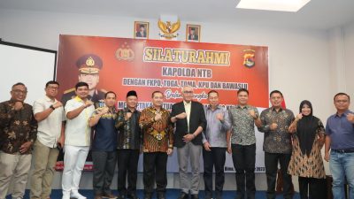 Pemilu 2024, Pj Wali Kota Bima Silaturrahmi Bersama Kapolda NTB