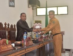 DPRD Kabupaten Bima Gelar Paripurna Tentang Penjelasan Raperda Pembentukan Struktur Organisasi